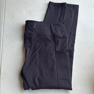 PINK Victoria's Secret Black Leggings Minimalist Design